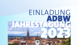 Titelblatt Einladung ADBW Jahrestagung 2023